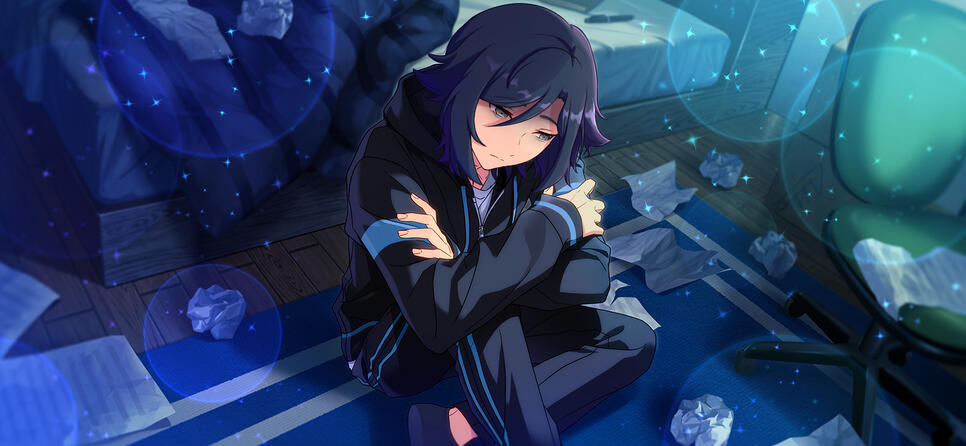 Card edit of Leo Tsukinaga's "Toward the Unknown World" card